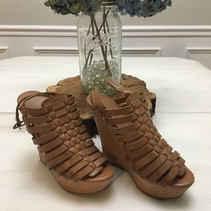 Light Brown/Tan Wedges